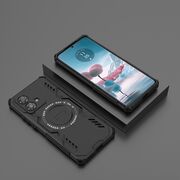 Husa pentru  Motorola Edge 40 NEO TitanGuard MagGrip Ultra-Rezistenta cu Protectie Camera, Colturi Ranforsate si Compatibilitate MagSafe - Negru