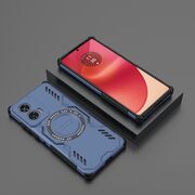 Husa pentru  Motorola Edge 50 Fusion TitanGuard MagGrip Ultra-Rezistenta cu Protectie Camera, Colturi Ranforsate si Compatibilitate MagSafe - Albastru