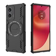 Husa pentru  Motorola Edge 50 Fusion TitanGuard MagGrip Ultra-Rezistenta cu Protectie Camera, Colturi Ranforsate si Compatibilitate MagSafe - Negru