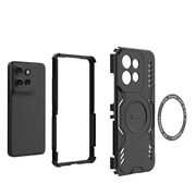 Husa pentru  Motorola Edge 50 Neo TitanGuard MagGrip Ultra-Rezistenta cu Protectie Camera, Colturi Ranforsate si Compatibilitate MagSafe - Albastru