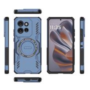 Husa pentru  Motorola Edge 50 Neo TitanGuard MagGrip Ultra-Rezistenta cu Protectie Camera, Colturi Ranforsate si Compatibilitate MagSafe - Albastru