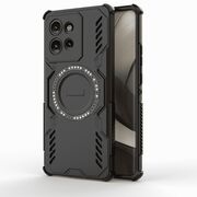 Husa pentru  Motorola Edge 50 TitanGuard MagGrip Ultra-Rezistenta cu Protectie Camera, Colturi Ranforsate si Compatibilitate MagSafe - Negru