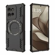 Husa pentru  Motorola Edge 50 TitanGuard MagGrip Ultra-Rezistenta cu Protectie Camera, Colturi Ranforsate si Compatibilitate MagSafe - Negru