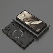 Husa pentru  Motorola Edge 50 TitanGuard MagGrip Ultra-Rezistenta cu Protectie Camera, Colturi Ranforsate si Compatibilitate MagSafe - Negru