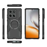 Husa pentru  Motorola Edge 60 Fusion / Edge 60 TitanGuard MagGrip Ultra-Rezistenta cu Protectie Camera, Colturi Ranforsate si Compatibilitate MagSafe - Negru