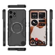 Husa pentru  Nothing CMF Phone 2 Pro TitanGuard MagGrip Ultra-Rezistenta cu Protectie Camera, Colturi Ranforsate si Compatibilitate MagSafe - Negru