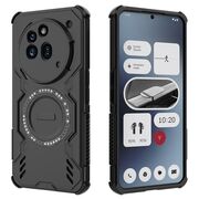 Husa pentru  Nothing Phone (3a) Pro TitanGuard MagGrip Ultra-Rezistenta cu Protectie Camera, Colturi Ranforsate si Compatibilitate MagSafe - Negru