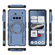 Husa pentru  Nothing Phone (3a) TitanGuard MagGrip Ultra-Rezistenta cu Protectie Camera, Colturi Ranforsate si Compatibilitate MagSafe - Albastru