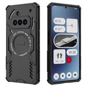 Husa pentru  Nothing Phone (3a) TitanGuard MagGrip Ultra-Rezistenta cu Protectie Camera, Colturi Ranforsate si Compatibilitate MagSafe - Negru