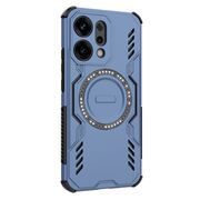 Husa pentru  Oppo Reno 14 5G TitanGuard MagGrip Ultra-Rezistenta cu Protectie Camera, Colturi Ranforsate si Compatibilitate MagSafe - Albastru
