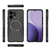 Husa pentru  Oppo Reno 14 5G TitanGuard MagGrip Ultra-Rezistenta cu Protectie Camera, Colturi Ranforsate si Compatibilitate MagSafe - Negru