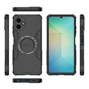 Husa pentru  Samsung Galaxy A06 TitanGuard MagGrip Ultra-Rezistenta cu Protectie Camera, Colturi Ranforsate si Compatibilitate MagSafe - Negru