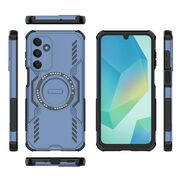Husa pentru  Samsung Galaxy A16 TitanGuard MagGrip Ultra-Rezistenta cu Protectie Camera, Colturi Ranforsate si Compatibilitate MagSafe - Albastru