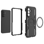 Husa pentru  Samsung Galaxy A36 TitanGuard MagGrip Ultra-Rezistenta cu Protectie Camera, Colturi Ranforsate si Compatibilitate MagSafe - Albastru