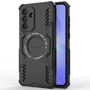 Husa pentru  Samsung Galaxy A36 TitanGuard MagGrip Ultra-Rezistenta cu Protectie Camera, Colturi Ranforsate si Compatibilitate MagSafe - Negru