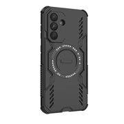 Husa pentru  Samsung Galaxy A56 TitanGuard MagGrip Ultra-Rezistenta cu Protectie Camera, Colturi Ranforsate si Compatibilitate MagSafe - Negru