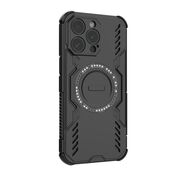 Husa pentru  iPhone 15 Pro Max TitanGuard MagGrip Ultra-Rezistenta cu Protectie Camera, Colturi Ranforsate si Compatibilitate MagSafe - Negru