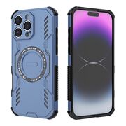Husa pentru  iPhone 16 Pro TitanGuard MagGrip Ultra-Rezistenta cu Protectie Camera, Colturi Ranforsate si Compatibilitate MagSafe - Albastru