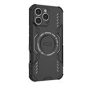 Husa pentru  iPhone 16 Pro TitanGuard MagGrip Ultra-Rezistenta cu Protectie Camera, Colturi Ranforsate si Compatibilitate MagSafe - Negru