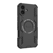 Husa pentru  iPhone 16 TitanGuard MagGrip Ultra-Rezistenta cu Protectie Camera, Colturi Ranforsate si Compatibilitate MagSafe - Negru