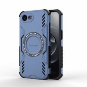 Husa pentru  iPhone 16e TitanGuard MagGrip Ultra-Rezistenta cu Protectie Camera, Colturi Ranforsate si Compatibilitate MagSafe - Albastru