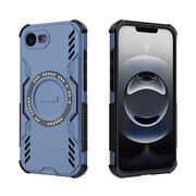 Husa pentru  iPhone 16e TitanGuard MagGrip Ultra-Rezistenta cu Protectie Camera, Colturi Ranforsate si Compatibilitate MagSafe - Albastru