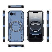 Husa pentru  iPhone 16e TitanGuard MagGrip Ultra-Rezistenta cu Protectie Camera, Colturi Ranforsate si Compatibilitate MagSafe - Albastru