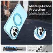 Husa premium pentru  Honor 400 VivaShell Fusion compatibila MagSafe, Anti-Shock - Protectie Avansata Display & Camera - Design Slim și Elegant - Albastru