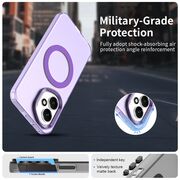 Husa premium pentru  Honor 400 VivaShell Fusion compatibila MagSafe, Anti-Shock - Protectie Avansata Display & Camera - Design Slim și Elegant - Mov