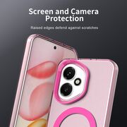 Husa premium pentru  Honor 400 VivaShell Fusion compatibila MagSafe, Anti-Shock - Protectie Avansata Display & Camera - Design Slim și Elegant - Roz