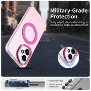 Husa premium pentru  Honor 400 VivaShell Fusion compatibila MagSafe, Anti-Shock - Protectie Avansata Display & Camera - Design Slim și Elegant - Roz