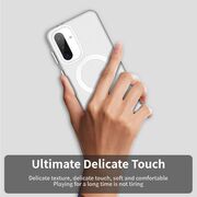 Husa premium pentru  Samsung Galaxy A56 VivaShell Fusion compatibila MagSafe, Anti-Shock - Protectie Avansata Display & Camera - Design Slim și Elegant - Alb