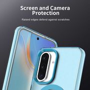 Husa premium pentru  Samsung Galaxy A56 VivaShell Fusion compatibila MagSafe, Anti-Shock - Protectie Avansata Display & Camera - Design Slim și Elegant - Albastru
