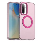 Husa premium pentru  Samsung Galaxy A56 VivaShell Fusion compatibila MagSafe, Anti-Shock - Protectie Avansata Display & Camera - Design Slim și Elegant - Roz