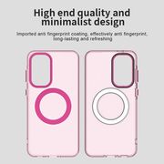 Husa premium pentru  Samsung Galaxy A56 VivaShell Fusion compatibila MagSafe, Anti-Shock - Protectie Avansata Display & Camera - Design Slim și Elegant - Roz
