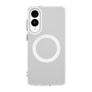 Husa premium pentru  Samsung Galaxy S25 Edge VivaShell Fusion compatibila MagSafe, Anti-Shock - Protectie Avansata Display & Camera - Design Slim și Elegant - Alb