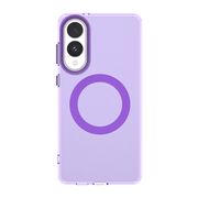 Husa premium pentru  Samsung Galaxy S25 Edge VivaShell Fusion compatibila MagSafe, Anti-Shock - Protectie Avansata Display & Camera - Design Slim și Elegant - Mov