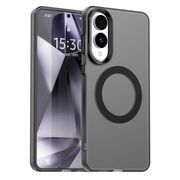 Husa premium pentru  Samsung Galaxy S25 Edge VivaShell Fusion compatibila MagSafe, Anti-Shock - Protectie Avansata Display & Camera - Design Slim și Elegant - Negru