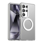 Husa premium pentru  Samsung Galaxy S25 Ultra VivaShell Fusion compatibila MagSafe, Anti-Shock - Protectie Avansata Display & Camera - Design Slim și Elegant - Alb