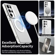Husa premium pentru  Samsung Galaxy S25 Ultra VivaShell Fusion compatibila MagSafe, Anti-Shock - Protectie Avansata Display & Camera - Design Slim și Elegant - Alb