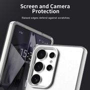 Husa premium pentru  Samsung Galaxy S25 Ultra VivaShell Fusion compatibila MagSafe, Anti-Shock - Protectie Avansata Display & Camera - Design Slim și Elegant - Alb