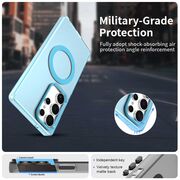 Husa premium pentru  Samsung Galaxy S25 Ultra VivaShell Fusion compatibila MagSafe, Anti-Shock - Protectie Avansata Display & Camera - Design Slim și Elegant - Albastru