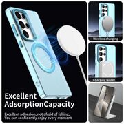 Husa premium pentru  Samsung Galaxy S25 Ultra VivaShell Fusion compatibila MagSafe, Anti-Shock - Protectie Avansata Display & Camera - Design Slim și Elegant - Albastru