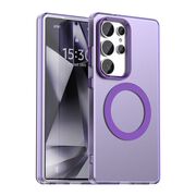 Husa premium pentru  Samsung Galaxy S25 Ultra VivaShell Fusion compatibila MagSafe, Anti-Shock - Protectie Avansata Display & Camera - Design Slim și Elegant - Mov