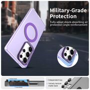 Husa premium pentru  Samsung Galaxy S25 Ultra VivaShell Fusion compatibila MagSafe, Anti-Shock - Protectie Avansata Display & Camera - Design Slim și Elegant - Mov