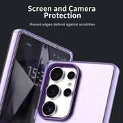 Husa premium pentru  Samsung Galaxy S25 Ultra VivaShell Fusion compatibila MagSafe, Anti-Shock - Protectie Avansata Display & Camera - Design Slim și Elegant - Mov