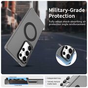 Husa premium pentru  Samsung Galaxy S25 Ultra VivaShell Fusion compatibila MagSafe, Anti-Shock - Protectie Avansata Display & Camera - Design Slim și Elegant - Negru