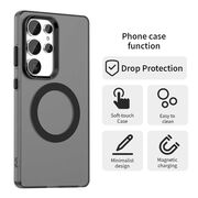 Husa premium pentru  Samsung Galaxy S25 Ultra VivaShell Fusion compatibila MagSafe, Anti-Shock - Protectie Avansata Display & Camera - Design Slim și Elegant - Negru