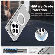 Husa premium pentru  Xiaomi Redmi 14C VivaShell Fusion compatibila MagSafe, Anti-Shock - Protectie Avansata Display & Camera - Design Slim și Elegant - Alb