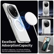 Husa premium pentru  Xiaomi Redmi A3 VivaShell Fusion compatibila MagSafe, Anti-Shock - Protectie Avansata Display & Camera - Design Slim și Elegant - Alb